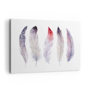 Quadro em tela - Delicadas como uma névoa multicolorida - 120x80 cm
