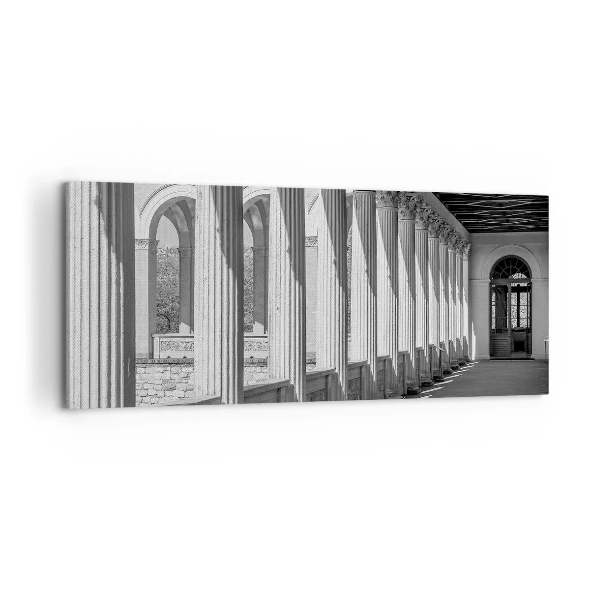 Quadro em tela - Arcada ensolarada - 100x40 cm