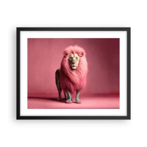 Pôster com moldura preta - Não tens mais medo - 50x40 cm