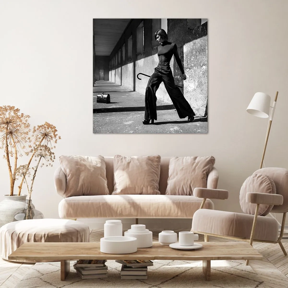 Quadro em tela - Elegância urbana - 30x30 cm