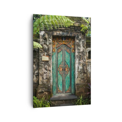 Quadro em tela - Portas para um mundo exótico - 70x100 cm