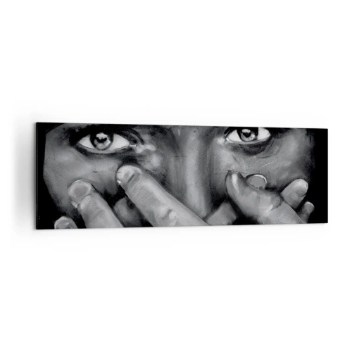 Quadro em tela - Não vou dizer quem pintou - 160x50 cm