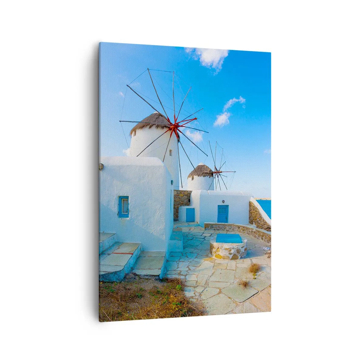 Quadro em tela - Vento azul do mar - 70x100 cm
