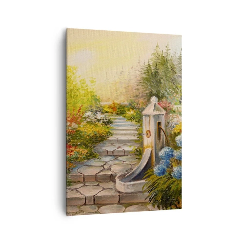 Quadro em tela - Em pleno florescimento - 70x100 cm