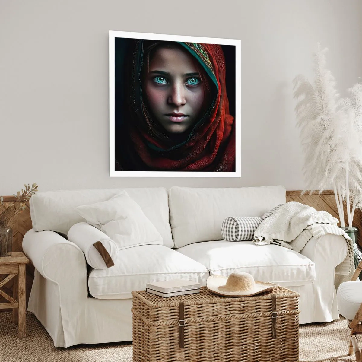 Pôster - Princesa oriental - 40x40 cm