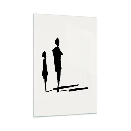 Quadro em vidro - Certeza que juntos? - 70x100 cm