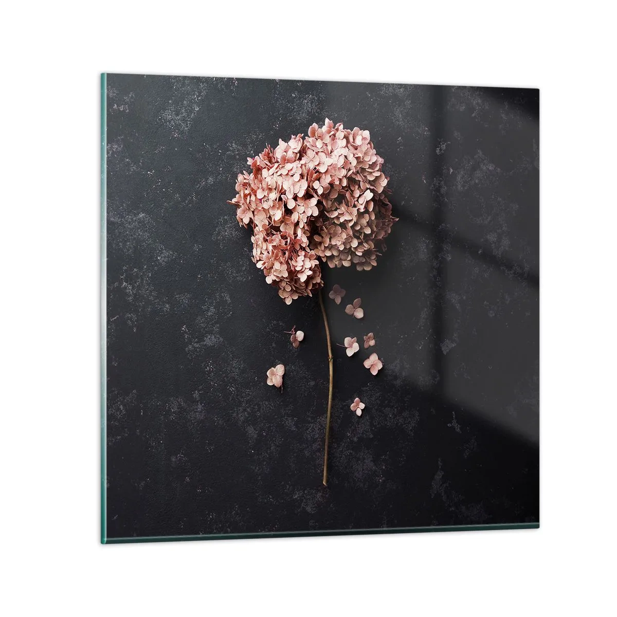 Quadro em vidro - Um sinal verdadeiramente romântico - 70x70 cm