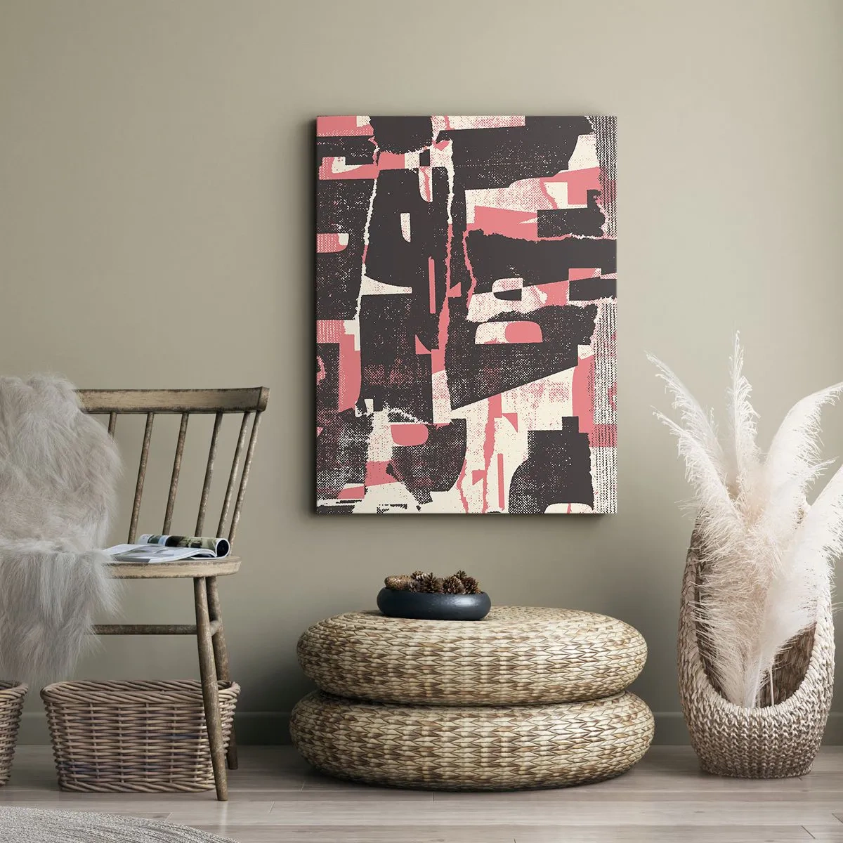 Quadro em tela - Todo esse barulho - 50x70 cm