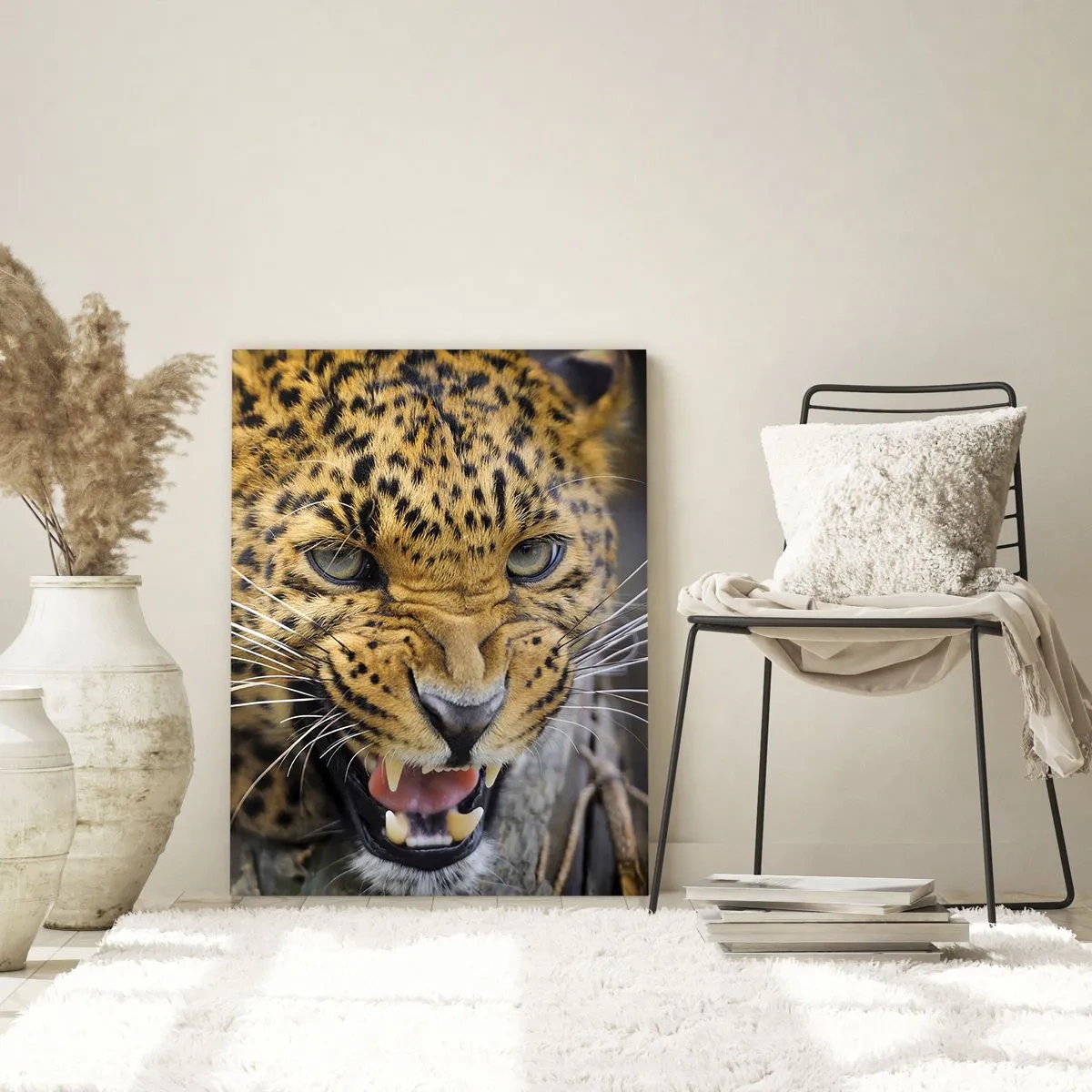 Quadro em vidro - Não se aproxime, estou a avisar! - 50x70 cm