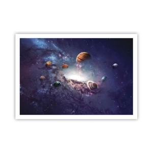 Pôster - Sistema da dança solar  - 100x70 cm