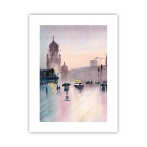 Pôster - Na névoa chuvosa - 30x40 cm