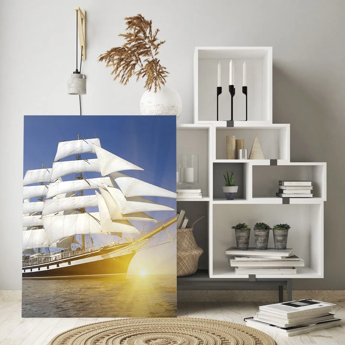 Quadro em vidro - O seu tempo nunca passará - 50x70 cm