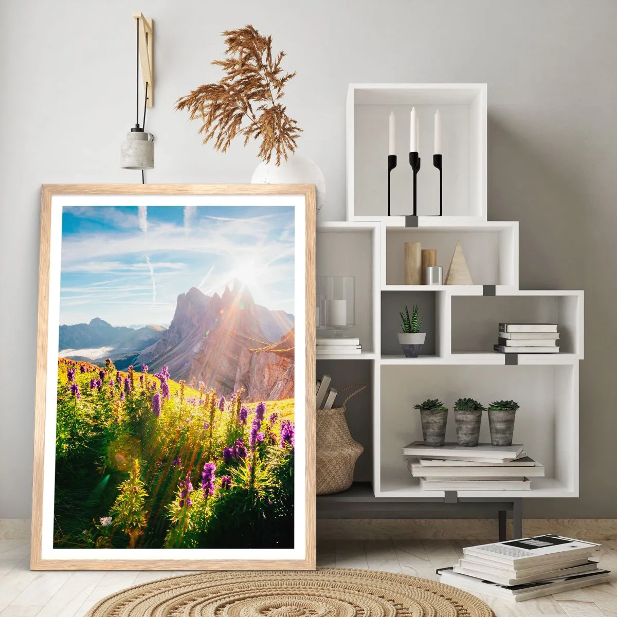 Pôster com moldura de carvalho claro - A vida secreta das ervas - 50x70 cm