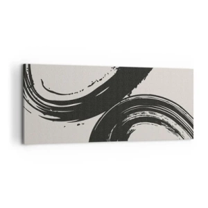 Quadro em tela - Varrer e circular - 120x50 cm
