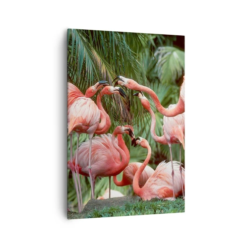 Quadro em tela - Fofocas da tarde - 70x100 cm