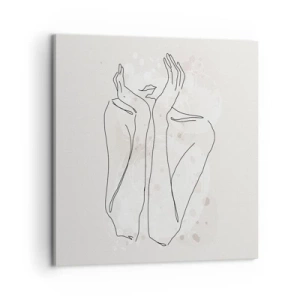 Quadro em tela - Momento de sonho - 60x60 cm