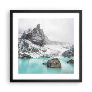 Pôster com moldura preta - Na guarda - 40x40 cm