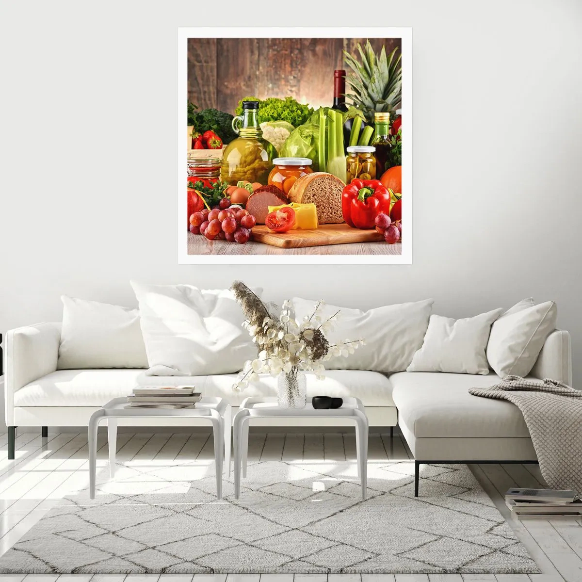 Pôster - Defumados, cozidos, em conserva - 30x30 cm