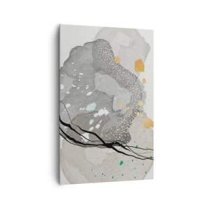 Quadro em tela - Composição orgánica - 80x120 cm