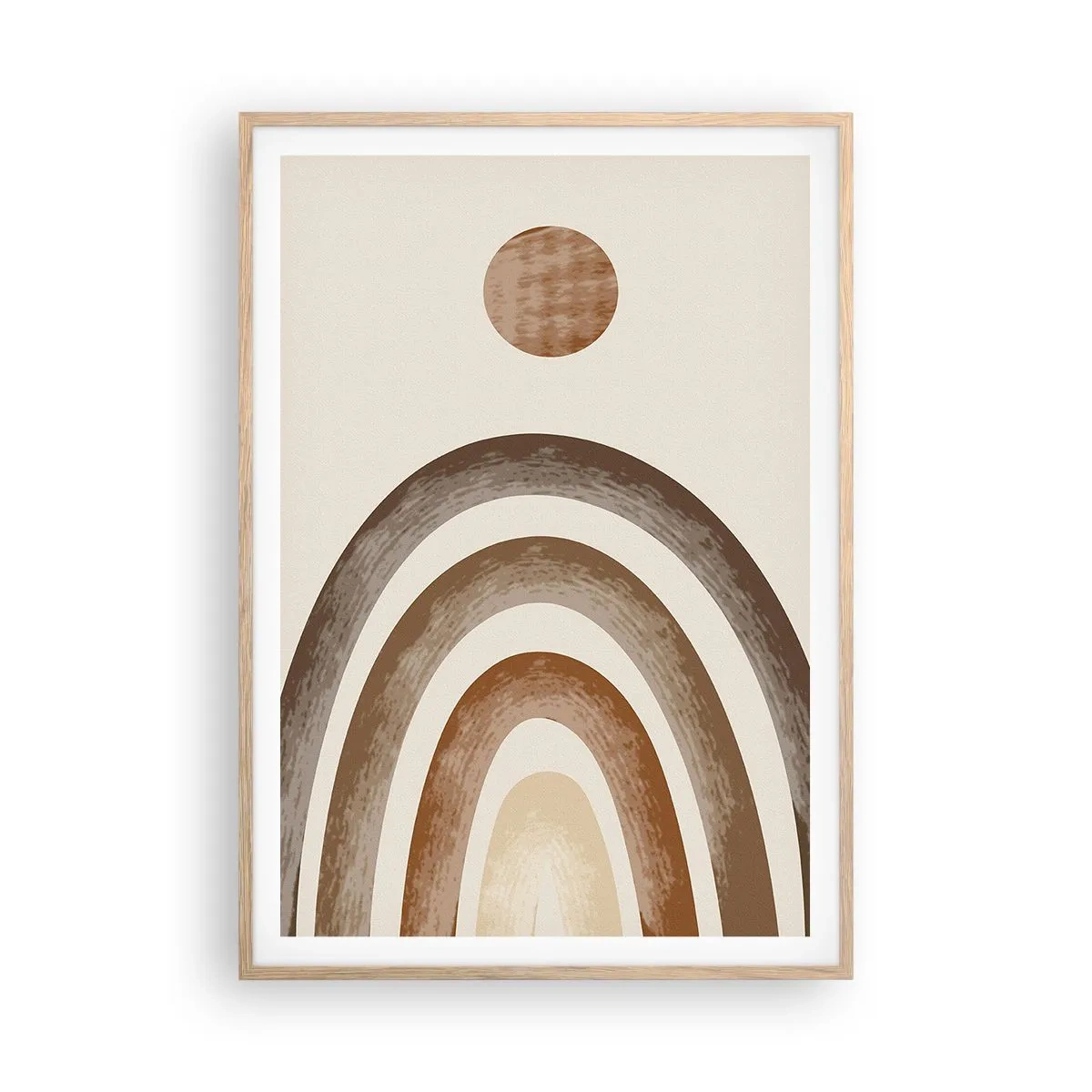 Pôster com moldura de carvalho claro - Numa galáxia muito distante - 70x100 cm