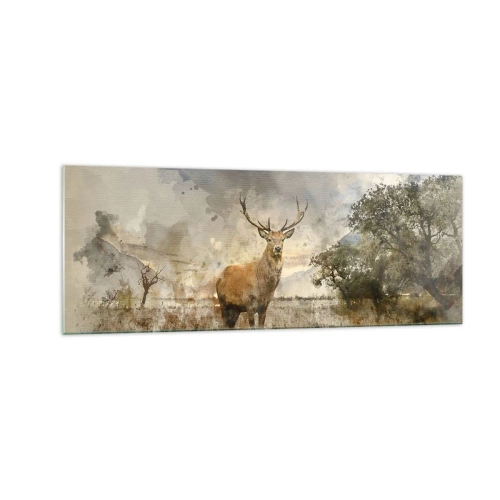 Quadro em vidro - Dignidade - força - dignidade - 140x50 cm