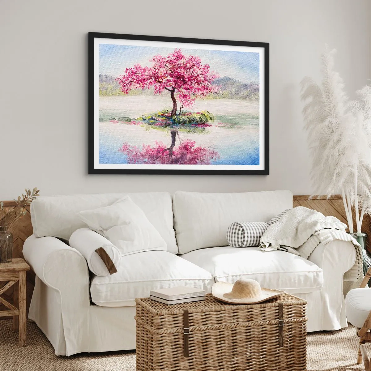 Pôster com moldura preta - A festa da Primavera - 50x40 cm