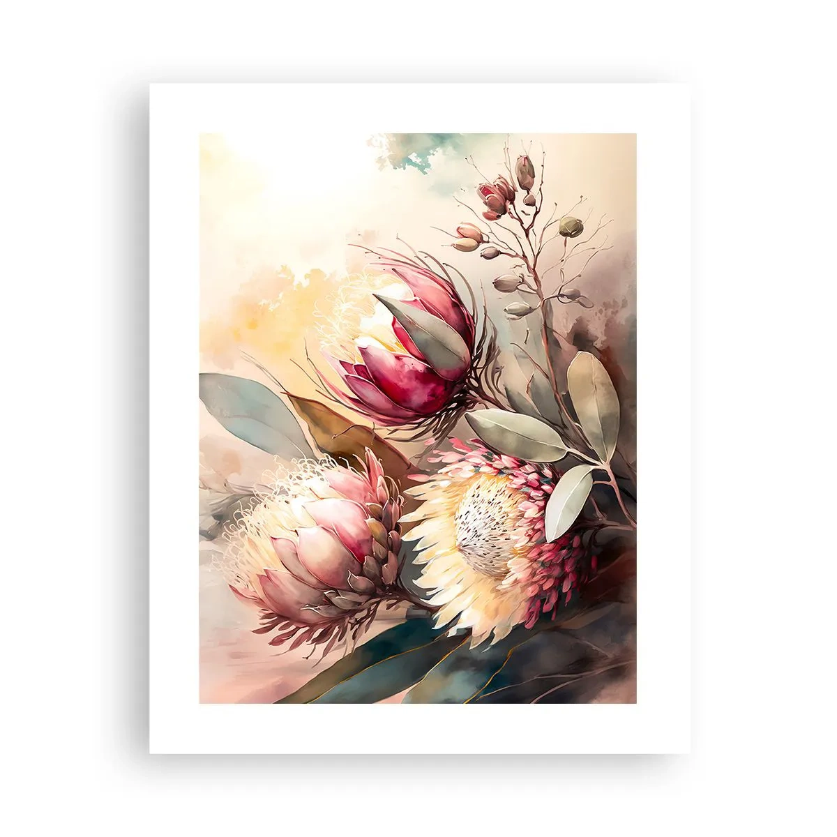 Pôster - De perfil e de frente - 40x50 cm