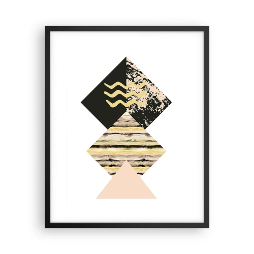 Pôster com moldura preta - Não é tão simples assim - 40x50 cm