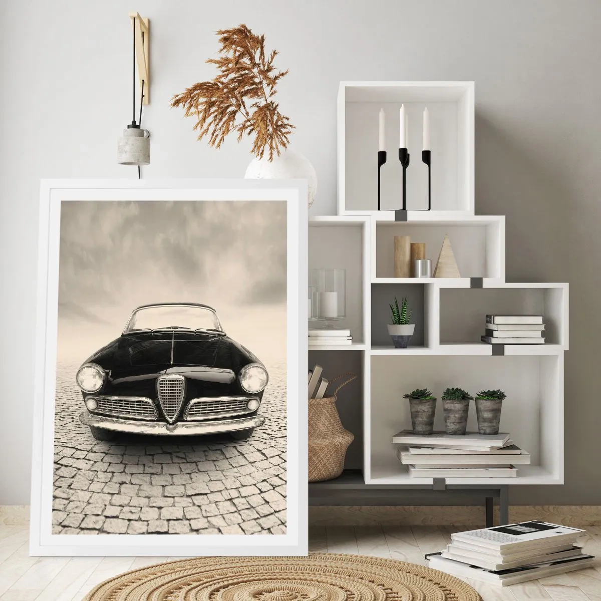 Pôster em moldura branca - E como não me amar? - 70x100 cm