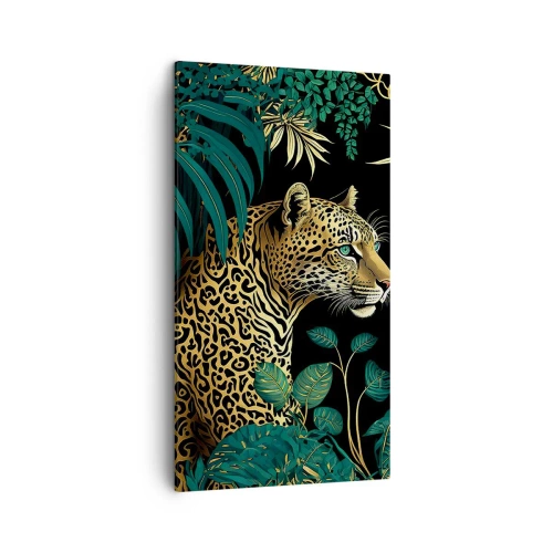 Quadro em tela - Um anfitrião na selva - 45x80 cm