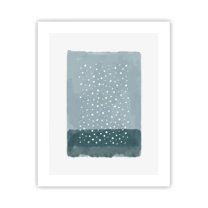 Pôster - Cultivado em azul - 40x50 cm