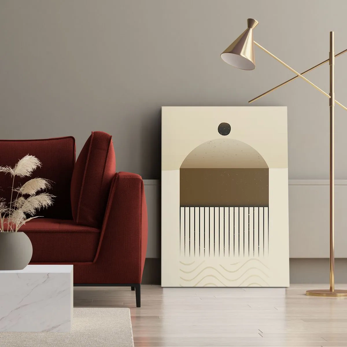 Quadro em tela - Diferentes estados - 65x120 cm