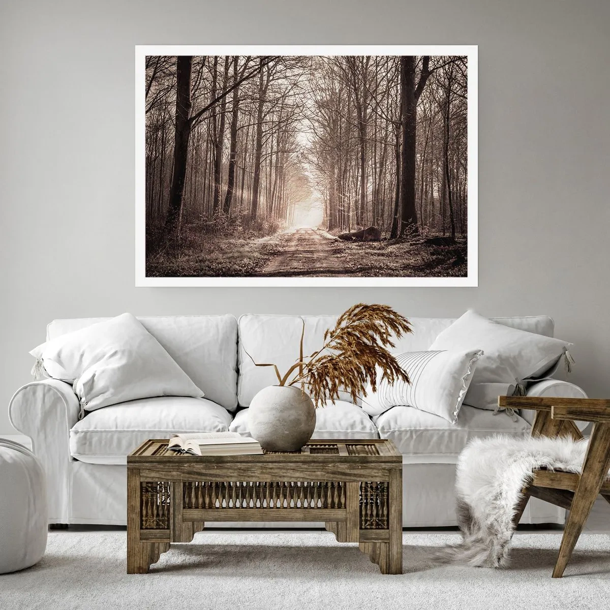 Pôster - Catedral na Floresta - 70x50 cm