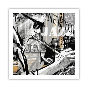 Pôster - Ao ritmo de Nova Iorque - 60x60 cm