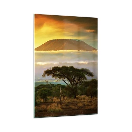 Quadro em vidro - O sonho do viajante - 80x120 cm