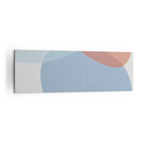 Quadro em tela - Relacionamentos pastel - 160x50 cm