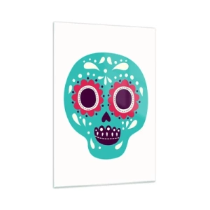 Quadro em vidro - Vida – diversão até a morte - 70x100 cm