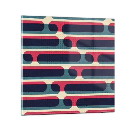 Quadro em vidro - Avançado e profundo - 70x70 cm