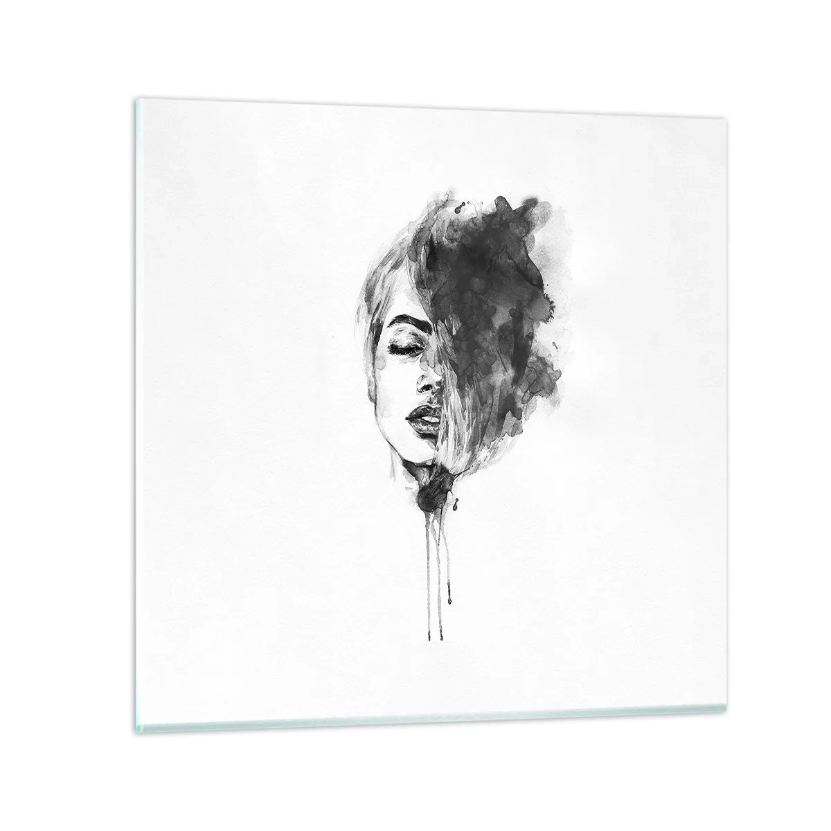 Quadro em vidro - O que sonha uma rapariga - 30x30 cm