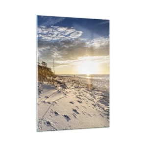 Quadro em vidro - Um convite para um passeio - 50x70 cm