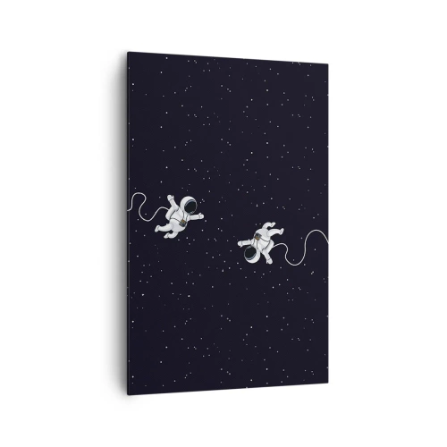 Quadro em tela - Emaranhado Cósmico - 80x120 cm