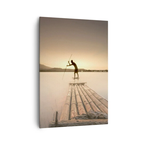 Quadro em tela - Antes de descansar - 70x100 cm