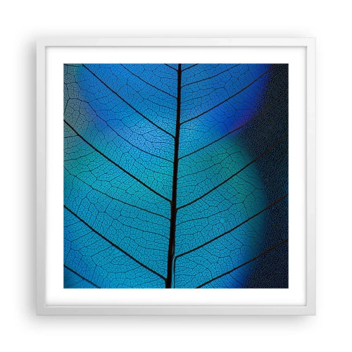 Pôster em moldura branca - Construção complexa - 50x50 cm