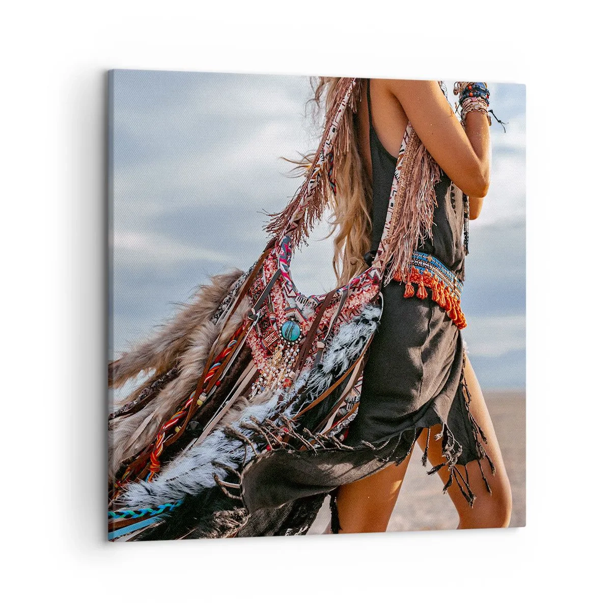 Quadro em tela - Namorada do Xamã - 50x50 cm