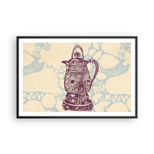 Pôster com moldura preta - A beleza da vida cotidiana - 91x61 cm