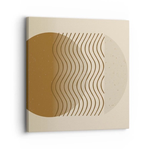 Quadro em tela - Sobre a origem das figuras geométricas - 30x30 cm