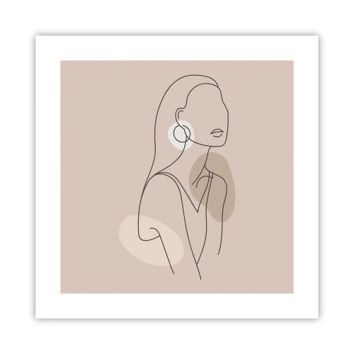 Pôster - Um ícone da feminilidade - 40x40 cm