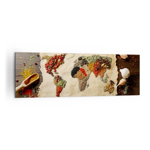 Quadro em tela - Todos os gostos do mundo - 160x50 cm