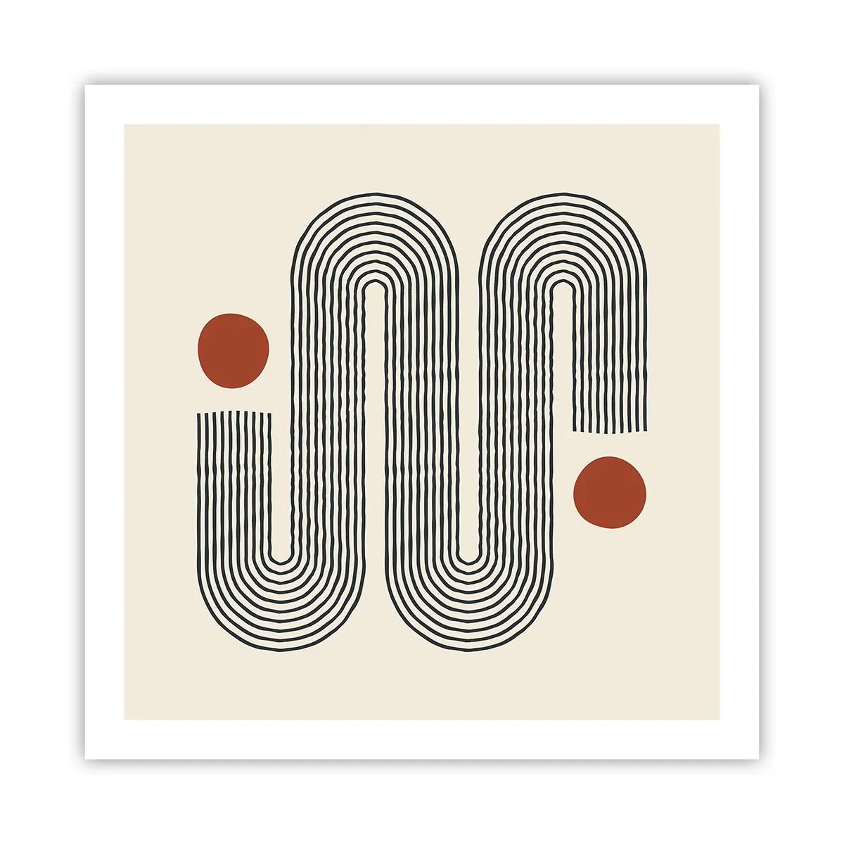 Pôster - Do início ao fim - 60x60 cm