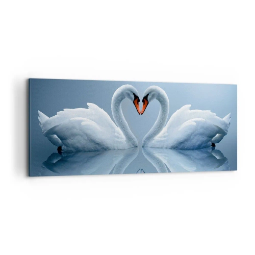 Quadro em tela - Hora do amor - 100x40 cm